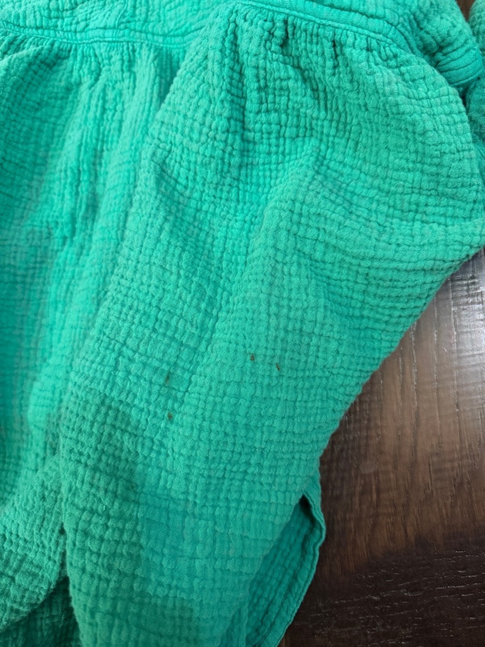 We The Free Teal Button-Up Gauze Shirt - Picture 16 of 16